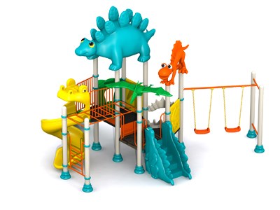 Pequeño parque infantil con juego de columpios TQ-ZLJ106-3